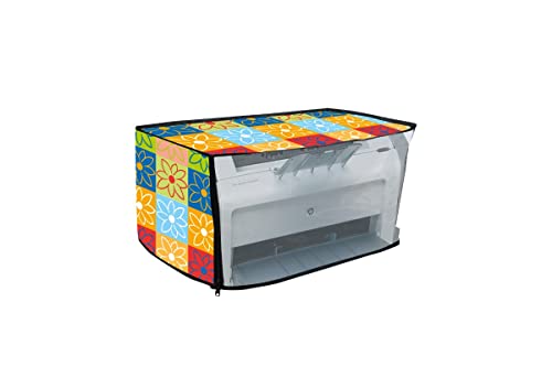 Image of Printer Cover for HP Laserjet M1020 Plus Printer with Zipper for Dust Protection (Colourful sun) -Size (15x8.5x9.5Cm)
