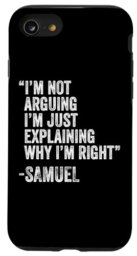 Samuel Citazione divertente compleanno nome personalizzato idea ingegnere Custodia per iPhone SE (2020) / 7 / 8