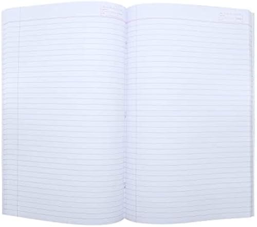 N.S Bright 200 Pages A4 Size Notebook - Single Line Ruled (29 x 21 cm) | Ruled notebooks for Writing | Register Notebook for Students | Pack Set of 6 With Free 5 Ballpens for Smooth Writing