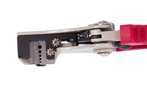 Gardner Bender SE-92 Strip-Easy Automatic Wire Stripper, 22-8 AWG, Solid or Stranded Wire, Easy Squeeze, Strips Wire Clean Up To Full ⅞ inches, No Slip Handles, No Nick, Automatic Open Jaws , Red