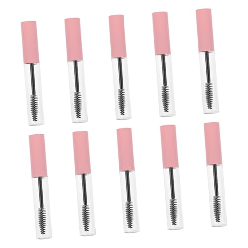 SHERCHPRY 10 piezas Tubo Rímel Vacío con Varita Aplicadora Envase Cosmético Portátil para Crema Pestañas Botella Recargable Compacta y Prueba de Fugas para Viaje y Uso Diario Pack