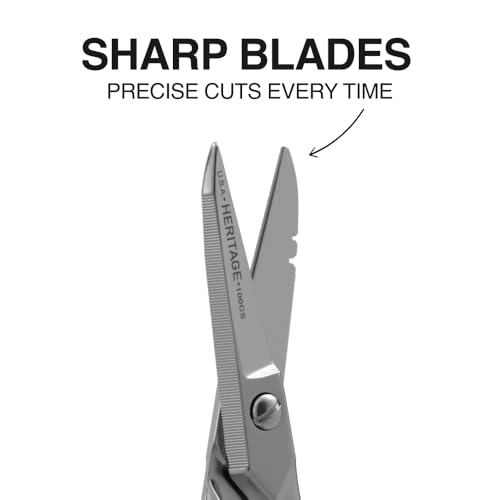 Ciseaux d'électricien dentelés Klein Tools 100CS pour dénuder net - 3