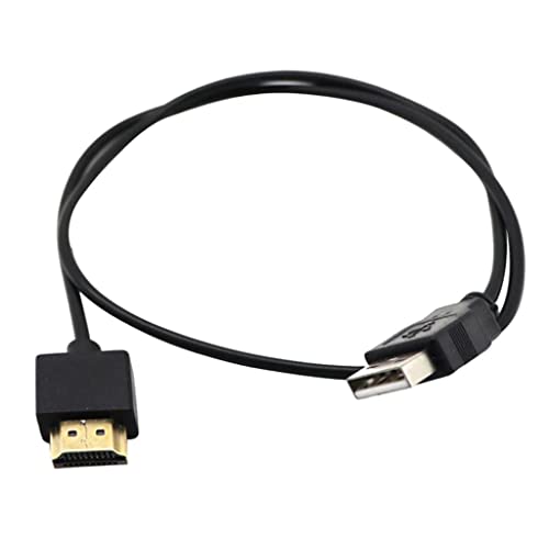 Image of USB to HDMI Cable Male Charger Cable Splitter Adapter for HDTV DVD