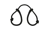 Downunder Horsemanship All-Rope Sideline Hobbles (Black, Medium)