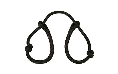 Downunder Horsemanship All-Rope Sideline Hobbles (Black, Large)
