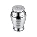 Zysta Personalized Engraving Small Funeral Urns Container for Human Ashes Adult Customized Smart Choice Stainless Steel Cremation Box Keepsake Memorial Urn Holder Metal