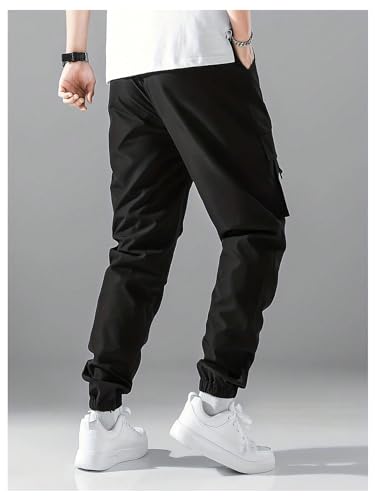 GORGLITTER Boy's Cargo Pants Sweatpants Joggers Casual Fall Flap Pockets Baseball Athletic Golf Street Sweat Pants 20252
