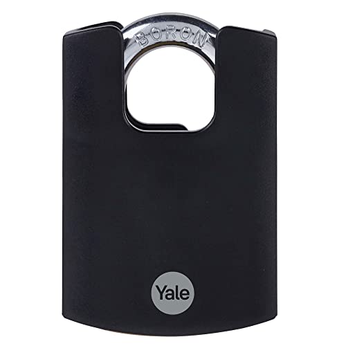 Yale - Y121B/50/132/1 High Security 50mm Brass Padlock - Closed Boron Shackle - 3 Keys