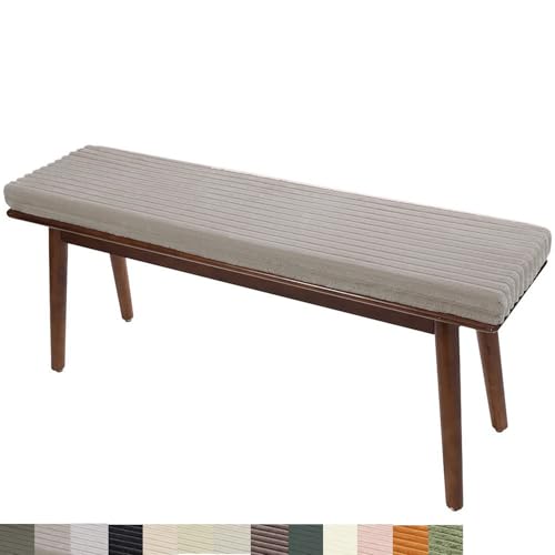 Coussin de banc antidérapant fini les douleurs sur votre siège de jardin en bois