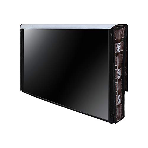Image of DREAM CARE Double Use - Transparent & Printed Flap - 24 Inches LED TV Cover, Waterproof LED TV Cover for (LG, Samsung, Vu, Mi, Realme, TCL, Croma), SA41