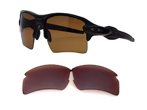 Galaxy Replacement Lenses For Oakley Flak 2.0 XL Sunglasses Prizm Brown Color
