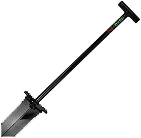 Pro Detector Anaconda NX-6 Tempered Steel 36" Shovel w/Double Serrated Blade & Foot Pegs