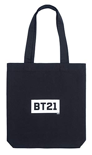 Grupo Erik Bolso tela BT21 Brand - Bolsa tela/Bolsa compra pegable - Tote bag tela -...