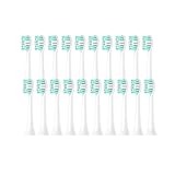 16/20/30PCS, Compatible for HX6220 Replacement Toothbrush Heads Vacuum Soft Bristle Brush(20pcs)
