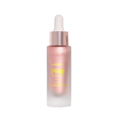 INSIGHT Professional Liquid Highlighter - Pink Flash | Glowly Finish | Waterproof & Smudgeproof | Multiuse - 25g