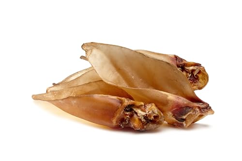 Frigera Rinderohren mit Muschel 500g – Natürliche, Proteinreiche Leckerlis für Hunde, Gluten- und Getreidefrei, Hochwertige Hundesnacks ohne Zusatzstoffe