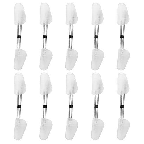 Greenfields 10 Pairs of Men & Womens Plastic Shoe Trees Stretchers Maintain Shape Footwear Expanders for Bunions - Expands Length Width of Tight Footwear Universal for All Shoe Sizes