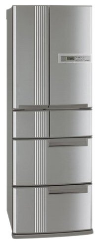 三菱冷凍冷蔵庫415L シルバー 6ドア冷蔵庫 引き出し式冷凍庫 製氷器付き 三菱冷凍冷蔵庫415L シルバー 6ドア冷蔵庫 引き出し式冷凍庫 製氷器