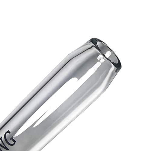 Shisha King® SKS Narrow Glasmundstück 35 cm | Shishamundstück mit mattem Farbverlauf (Clear) – Bild 4