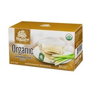 Nature green organic lemongrass tea 30 sachets Net wt. 30 g.