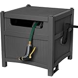 Suncast Smart Trak 225 ft. Gray Retractable Free Standing Hideaway Hose Reel
