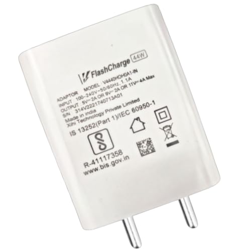 Image of Original 44w Flash Charger Adapter Compatible with vivo V40, V40 Pro, V30, V30e, V30 Pro, V29, V29e V29 Pro, V25, V25 Pro, V23, V23 Pro (44w Adapter)