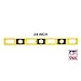 Mayes 10101 Polystyrene 2 Ft , 24 Inch Level Made in the USA, Contractor, Plumber, and Carpenter Tools, Impact Resistant Frame, Three Vials, Accurate to .001 Inch, won’t Scratch Work Surfaces, Yellow