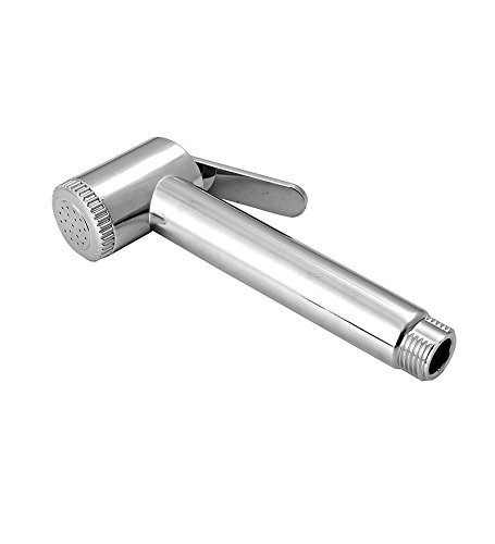 Shahr ABS Plastic Only Gun Toilet Jet Spray Health Faucet (Silver, Standard)