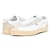 Lacoste Women's Backslam Sneaker, White/Light Tan, 6