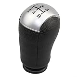 Kivivaka Pomo de palanca de cambios de 5/6 velocidades para Ford Focus 2005-2009 de repuesto para transmisión manual de coche, material ABS PU (5 velocidades)