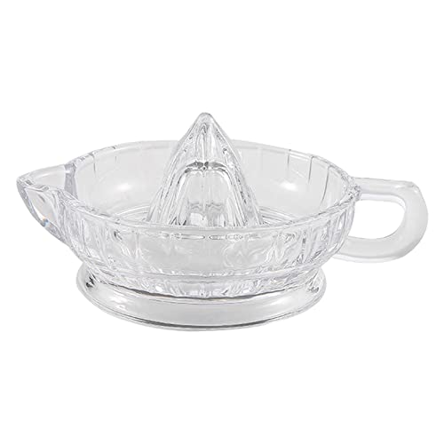 Exprimidor de limones de cristal con mango, práctico utensilio de mano de cocina 2