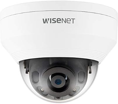 hanwha QNV-8020R 5 MP Network IR Vandal Resistant Dome Camera with 4mm Lens