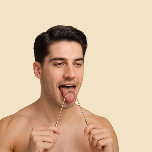 Image of Fibres India Steel Tongue Cleaner, Kids & Adults, Pack of 4 | Basic