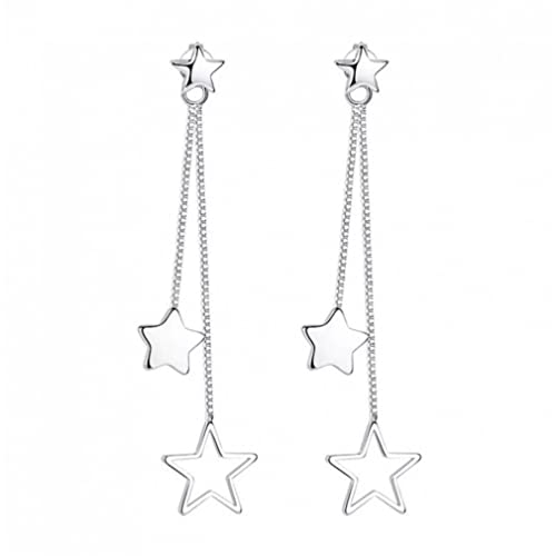 Boucles d'oreilles de glands en argent sterling 925 pendantes pour femme tendance
