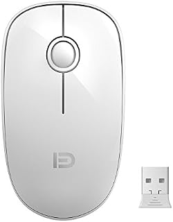 Wireless Mouse, FD V8 2.4G Ultrathin Silent Wireless Mouse with Battery&Nano Receiver 1500