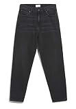 ARMEDANGELS MAIRAA - Damen Mom Fit High Waist 28/32 Washed Down Black Denims / 5 Pockets Mom Loose fit