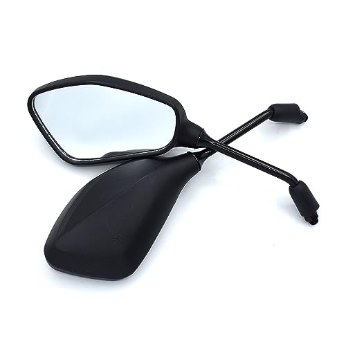Espejo retrovisor de motocicleta universal 10mm izquierdo derecho negro MT-09 2