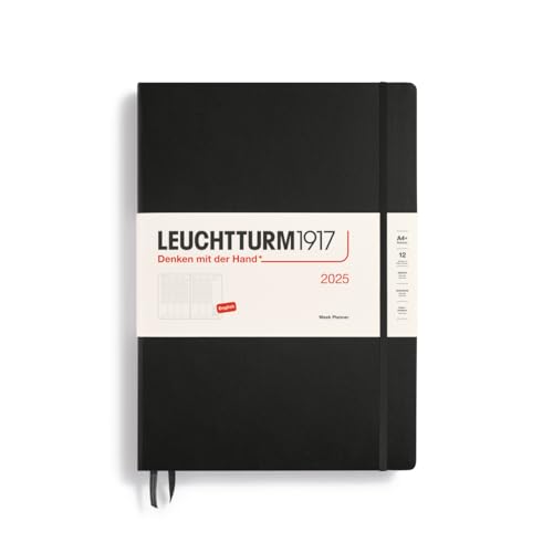 Agenda 2025 LEUCHTTURM1917 Master A4+ premium con elegante cubierta rígida negra