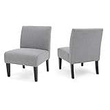 Christopher Knight Home Kendal Grey Fabric Accent Chair (Set of 2)