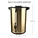 Imagen de Valgus Percolador Cafetera Café 110 tazas 16L comercial de acero inoxidable doble pared Percolador profesional de café para cena y fiesta de boda