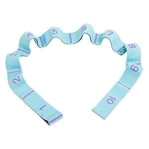 Adamas-Beta Yoga Strap Stretching Strap, Elastic Stretch Strap for Physical Therapy, Pilates, Dance & Exercise…