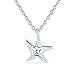 Bling Jewelry Hawaii Ocean Sea Tropical Beach Vacation Nautical Starfish Pendant Necklace For Women Teens .925 Sterling Silver