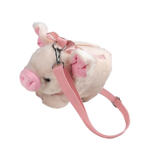 Sac peluche cochon rose Gatuida pour ranger vos cours sans vous alourdir