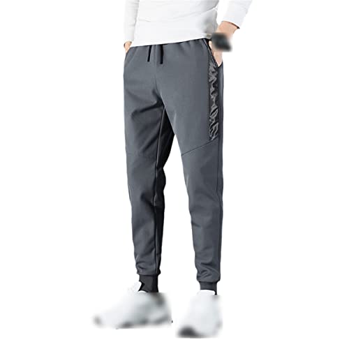 Pantalon ample en soie glacée respirante Roquorl homme décontracté 3XL
