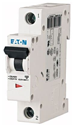 Disjoncteur type C Eaton Moeller 13 A avec haut pouvoir de coupure 6 kA pour tableau monophasé