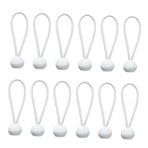 Tendeurs élastiques 20 cm blancs avec boule attache bâche et bâche de serre extérieure