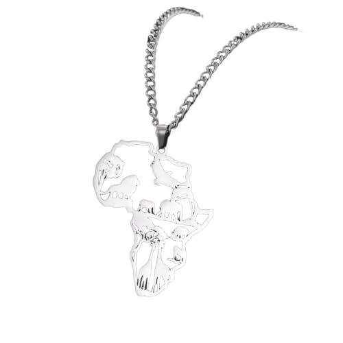 Collier ras-du-cou girafe chaîne pendentif animal bijoux africains femmes