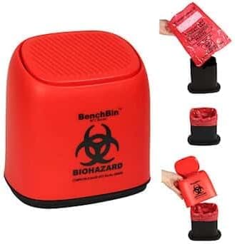 MTC Bio BenchBin™ Benchtop Biohazard Bin (Benchtop Biohazard Bin)