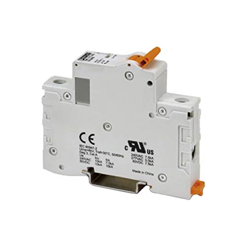 Circuit Breaker Thermal Magnetic 20A 277V AC 60V DC Lever DIN Rail 1019921 Pack of 50