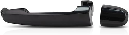 KarParts360 Manija de puerta para Toyota RAV4 2001-2012 lado conductor o pasajero liso negro exterior | Trasero | | Recorte: todos los submodelos